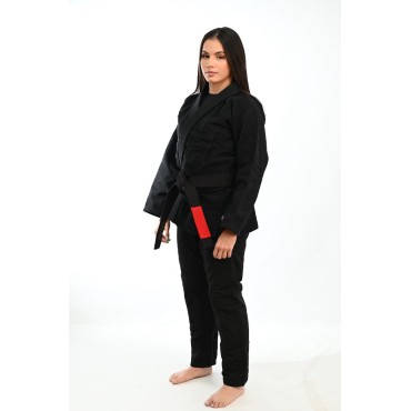 Kimono Jiu Jitsu, In The Guard Feminino -Liso Preto
