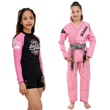 Kimono Jiu Jitsu Feminino , In The Guard, Rash Infantil, Camisa térmica
