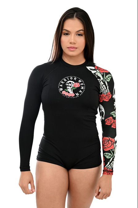 Body Feminino Jiu-Jitsu Red