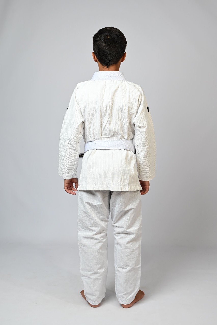 Kimono Infantil In The Guard Xadrez Branco