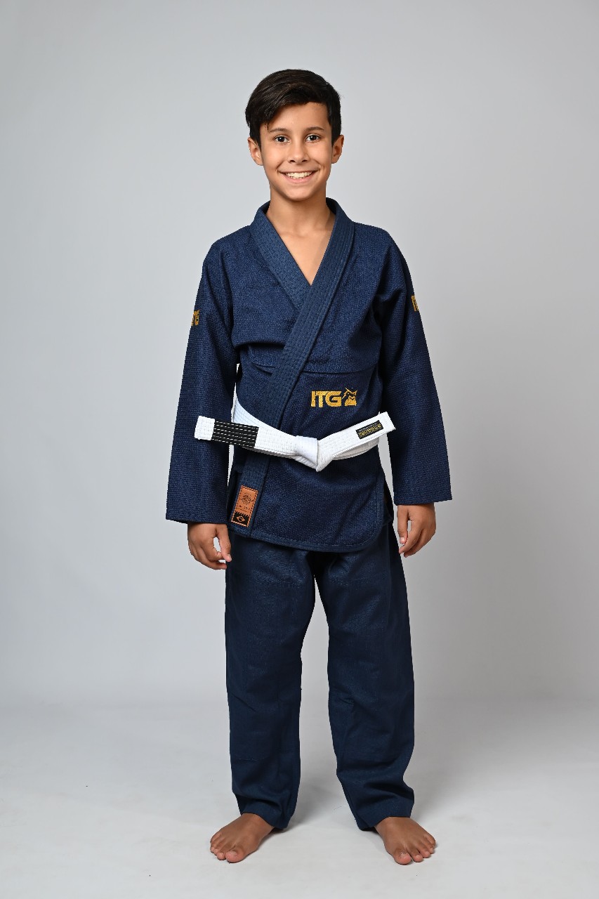 Kimono Infantil In The Guard Feminino Marinho