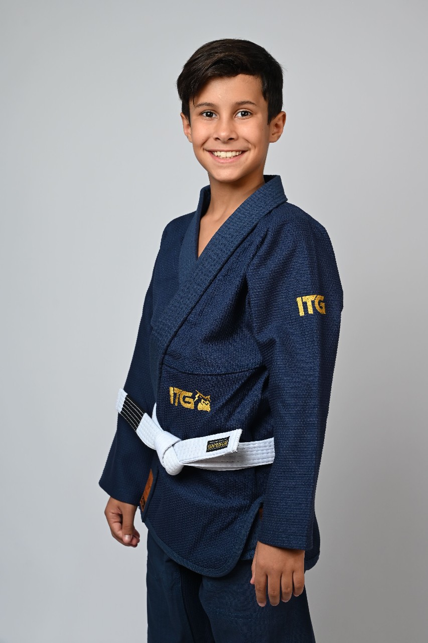 Kimono Infantil In The Guard Feminino Marinho