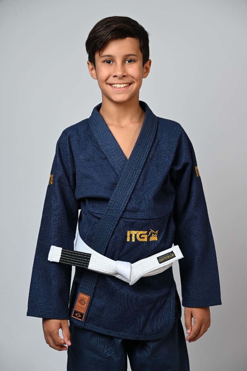 Kimono Infantil In The Guard Feminino Marinho