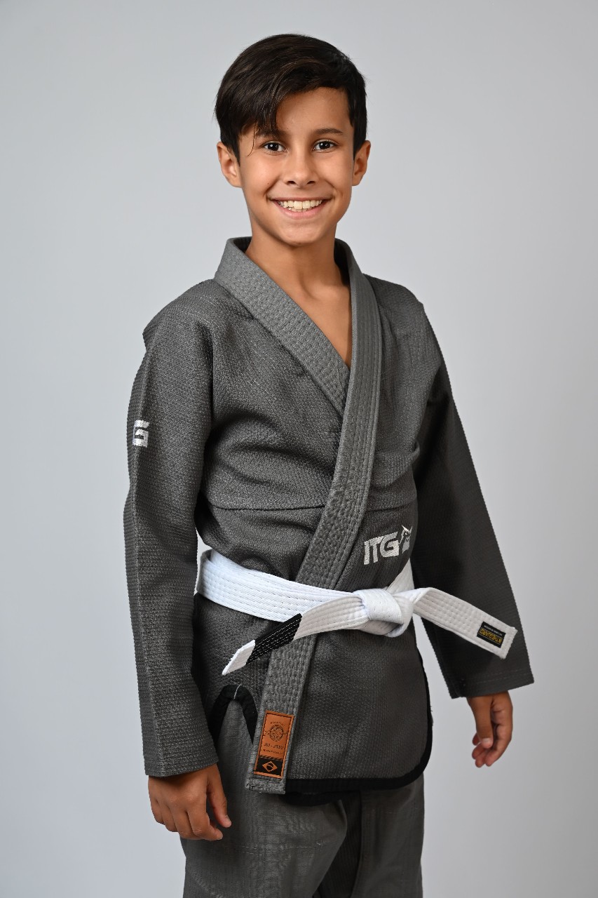 Kimono Infantil In The Guard Chumbo