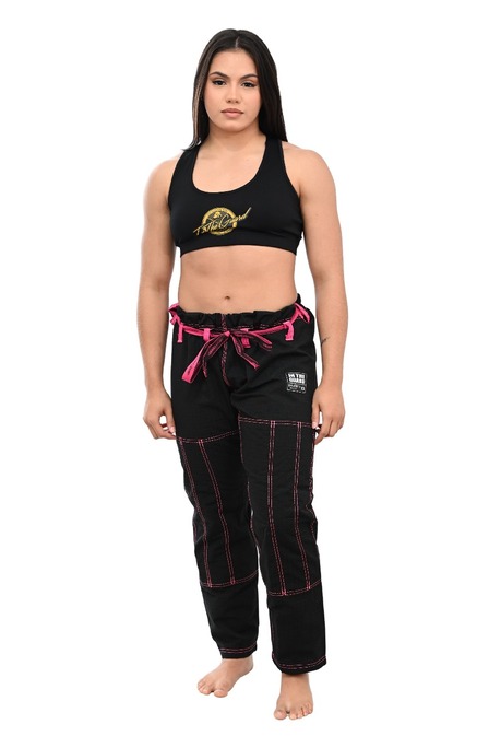 Calça Feminina  Avulsa Linhas PINK, Preta
