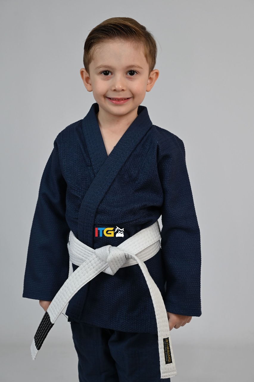 Kimono MIRIM, 4 e 5 anos. Marinho