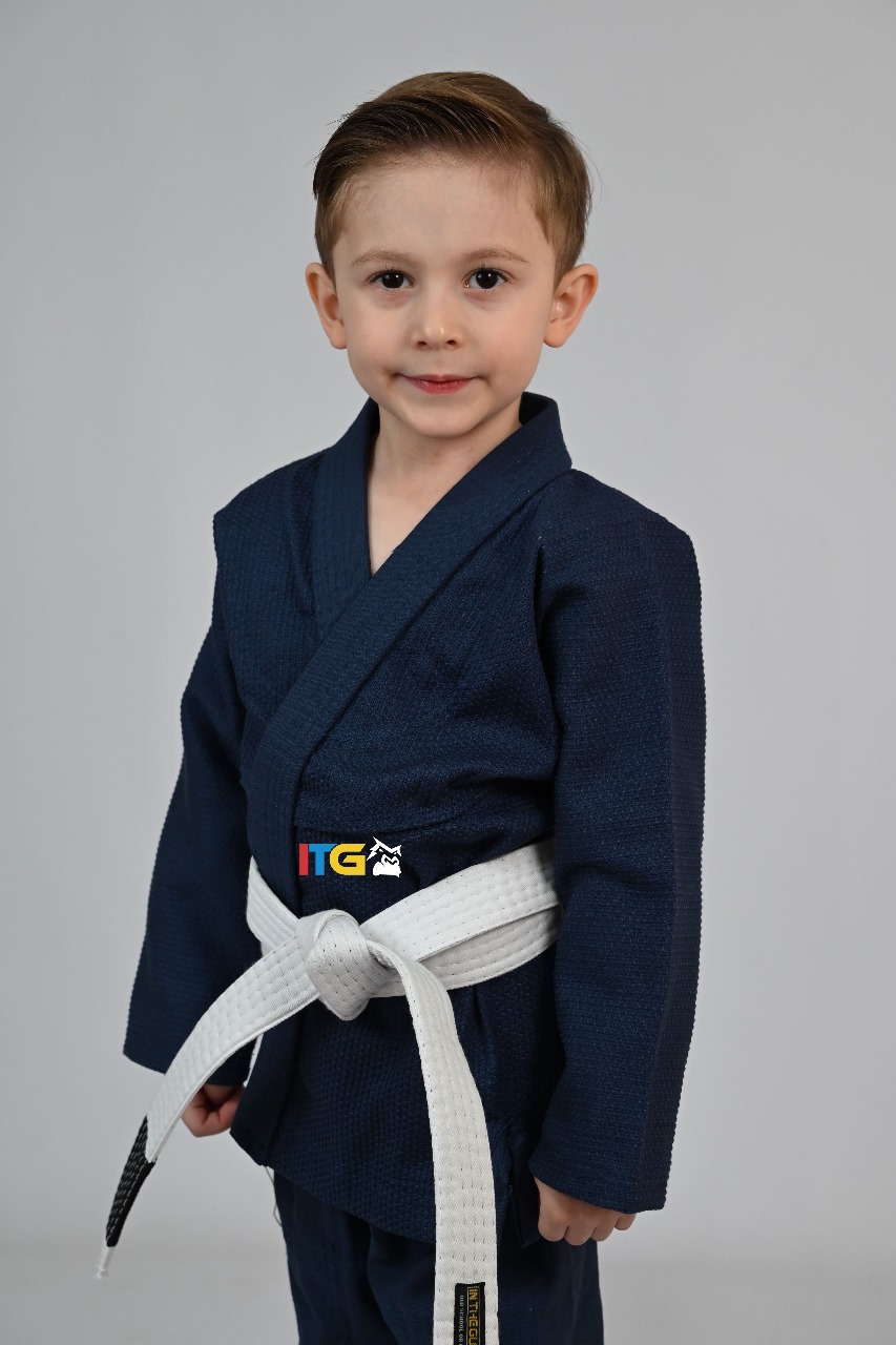 Kimono MIRIM, 4 e 5 anos. Marinho