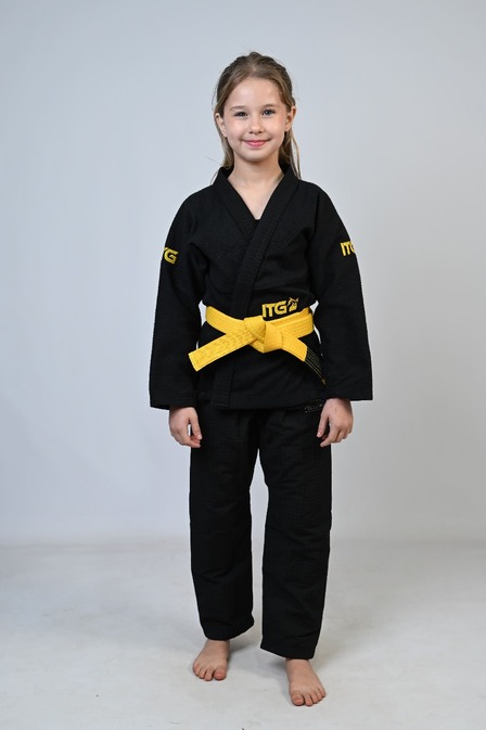 Kimono Infantil In The Guard New Feminino 2025 Preto