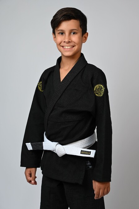 Kimono Infantil In The Guard New Preto OUTLET