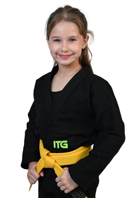 Kimono Infantil In The Guard Feminino Green Preto