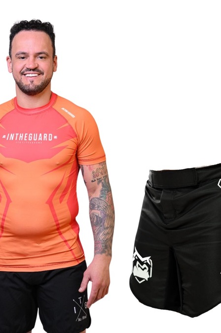KIt Rash Guard e Bermuda BJJ