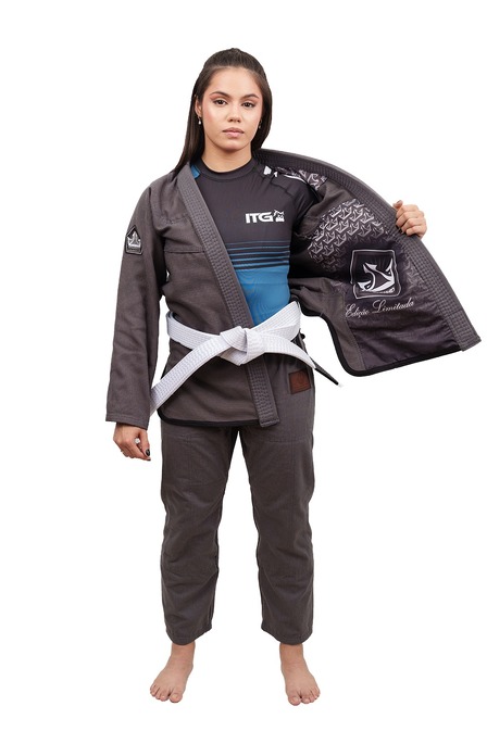 Kimono In The Guard Feminino Chumbo OUTLET