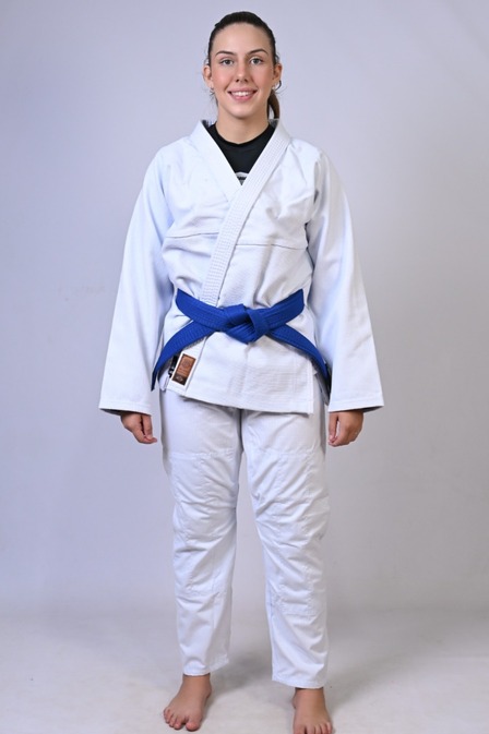 Kimono In The Guard Feminino Jiu-Jitsu Liso PRÓ - BRANCO