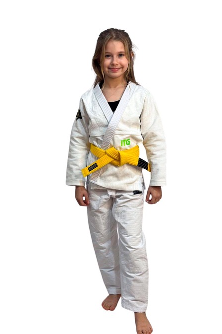 Kimono Infantil In The Guard Feminino Green Branco