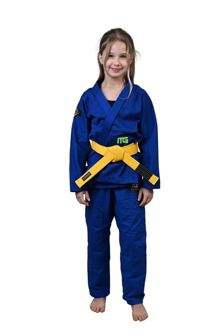 Kimono Infantil In The Guard Feminino Green Azul