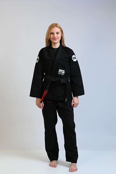 Kimono In The Guard Feminina BJJ Pró Preto