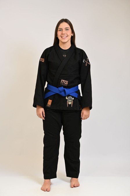 Kimono In The Guard Feminino Viking Preto 