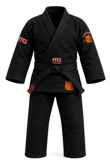 Kimono In The Guard Feminino Capivara Preto (Pré-venda)